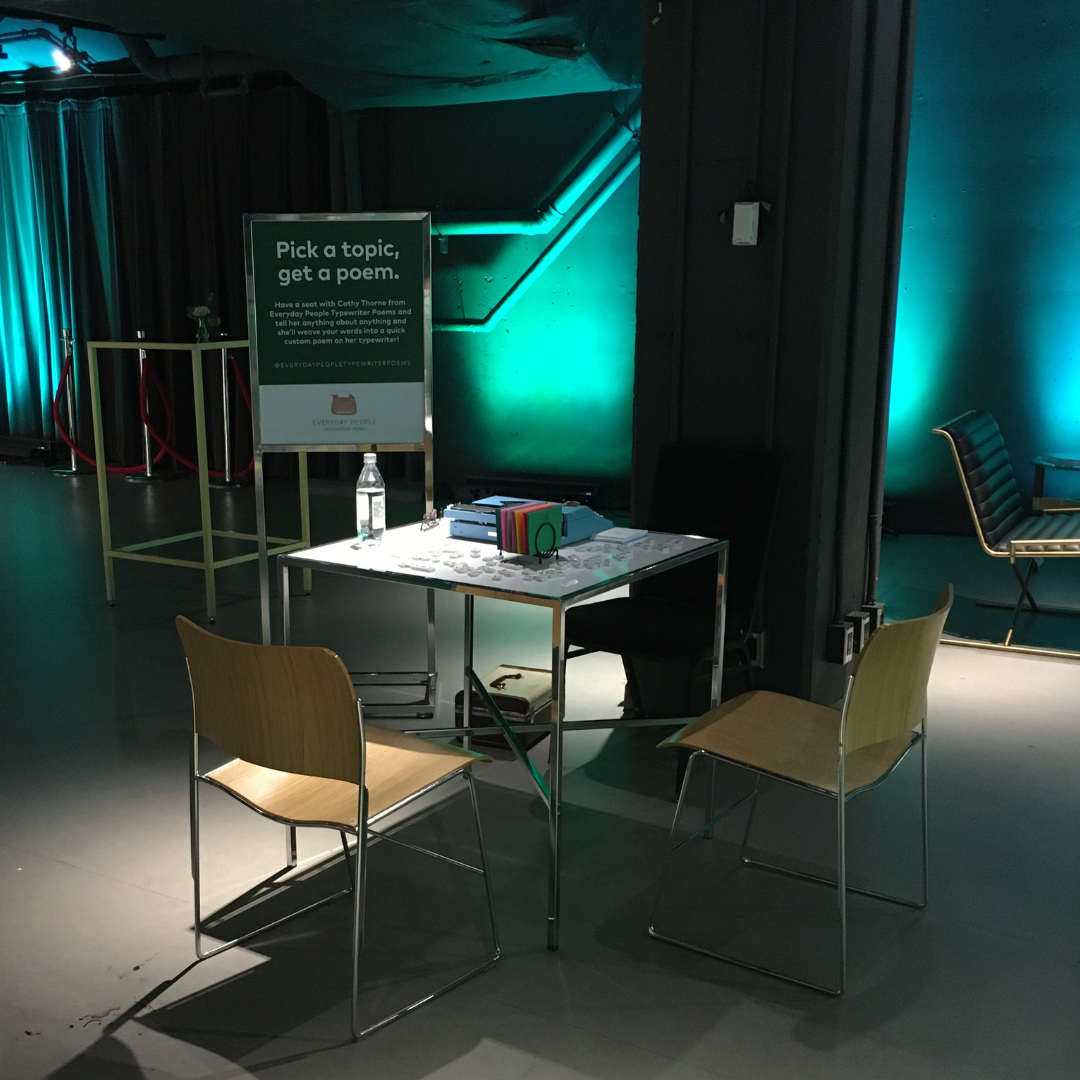 Typewriter Poetry, Setup Options – Everyday People Typewriter Poems