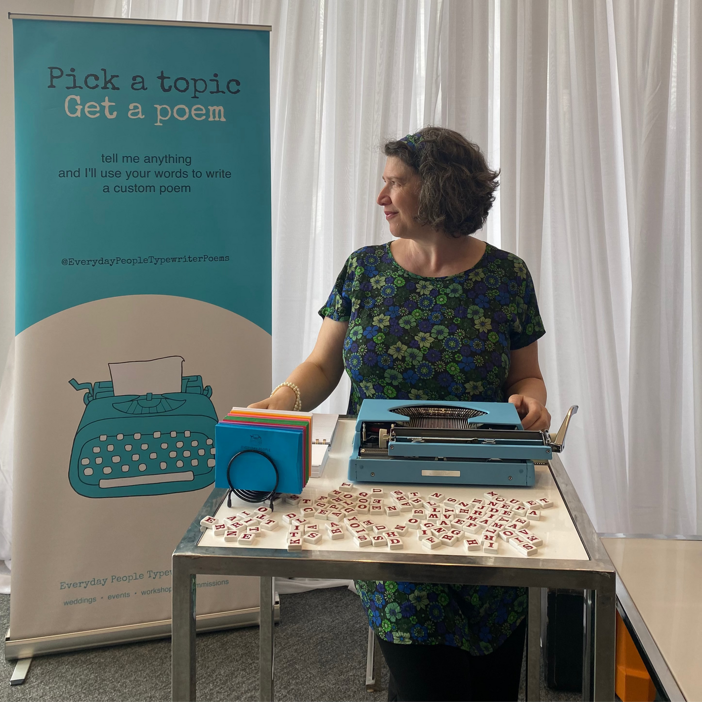 typewriter poetry activation